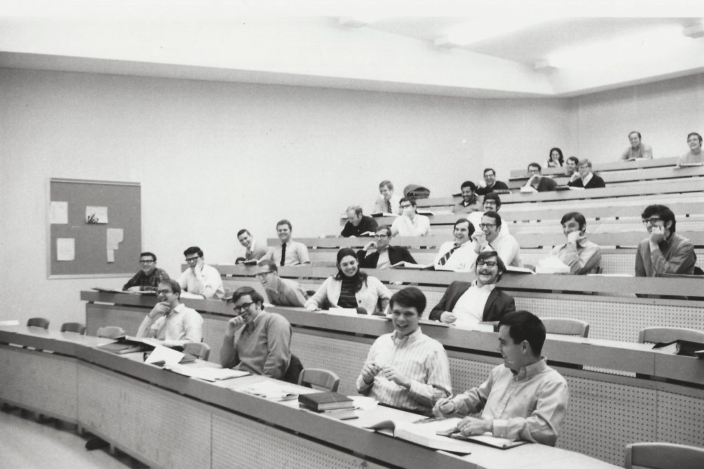 Students in a law class.