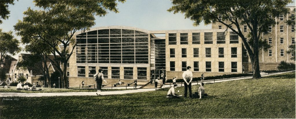 the law building in 1990s