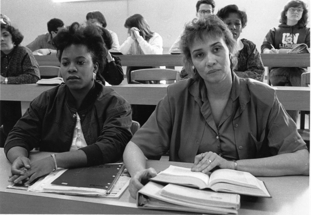 Law students in class.