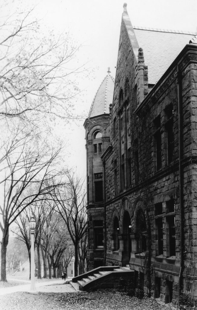 A view of the original Law Building from Bascom.