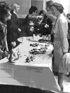 Lawyers Wives of Wisconsin representatives at an event