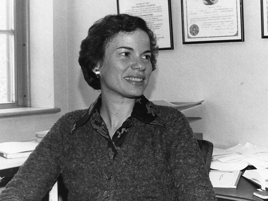 Professor Louise Trubek in office