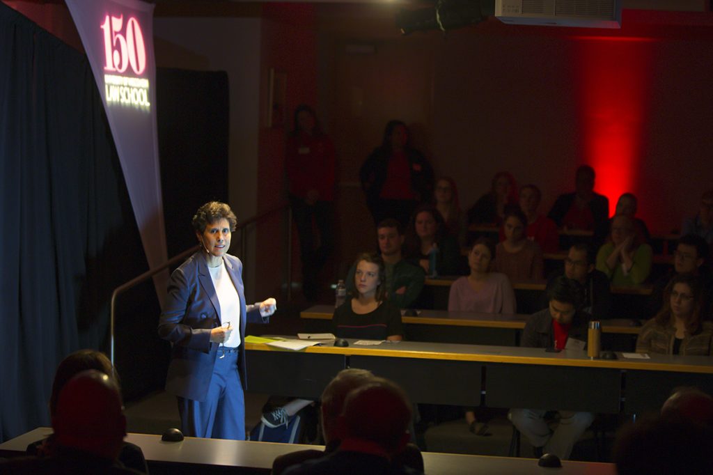 Debra Katz speaking at UWLawTalks