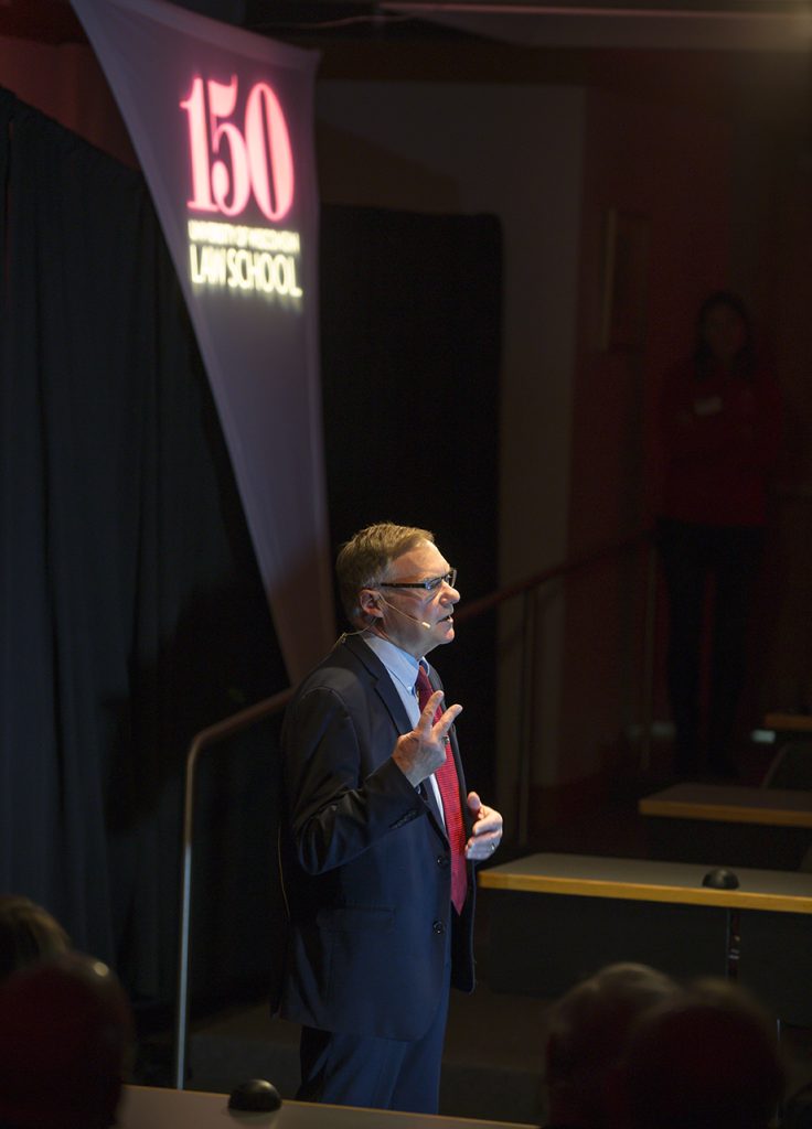 Rick Raemisch speaking at UWLawTalks