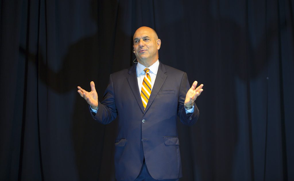 Lester Pines speaking at UWLawTalks