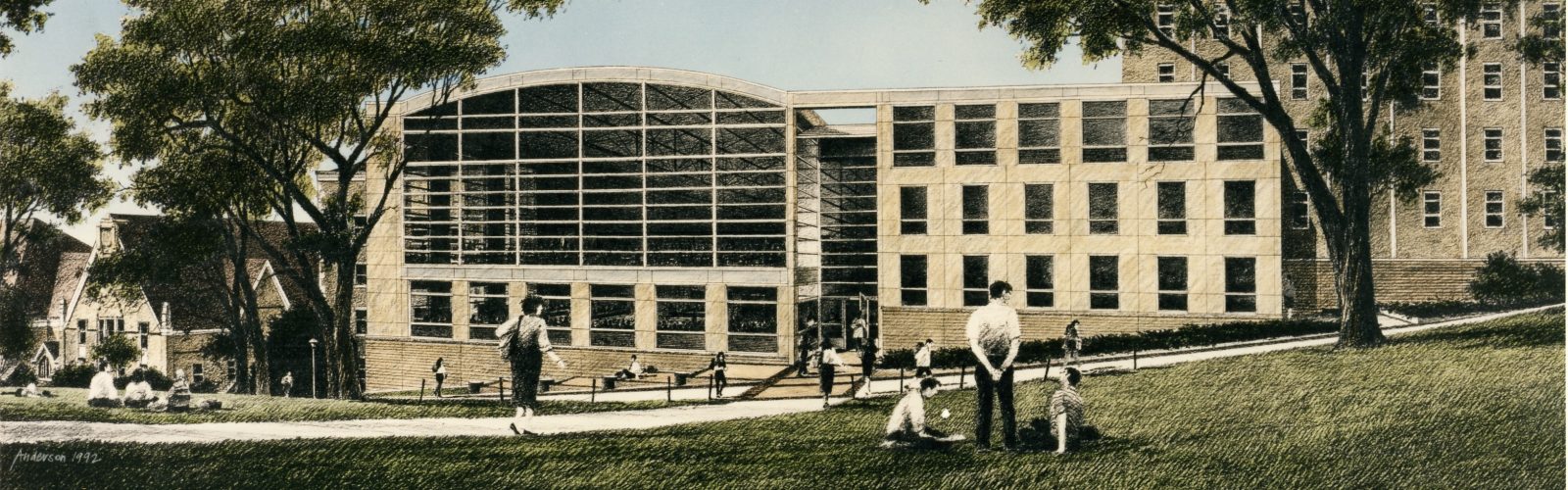 the law building in 1990s